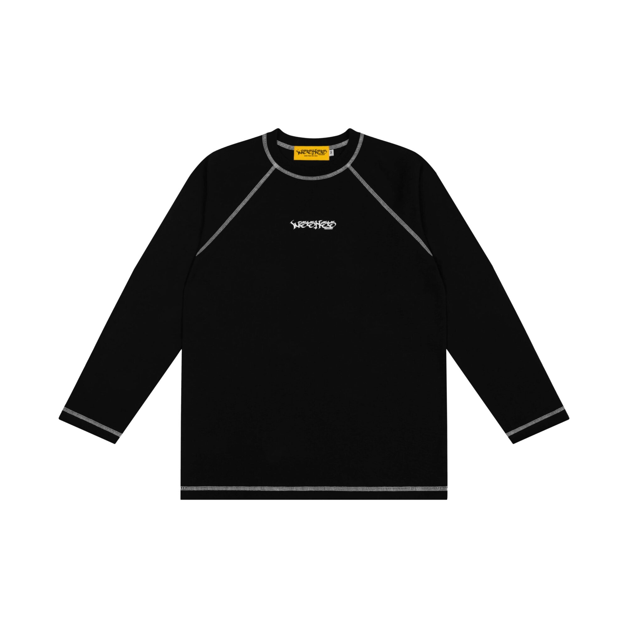 WHDC COVER STITCH LONG-SLEEVE IN BLACK