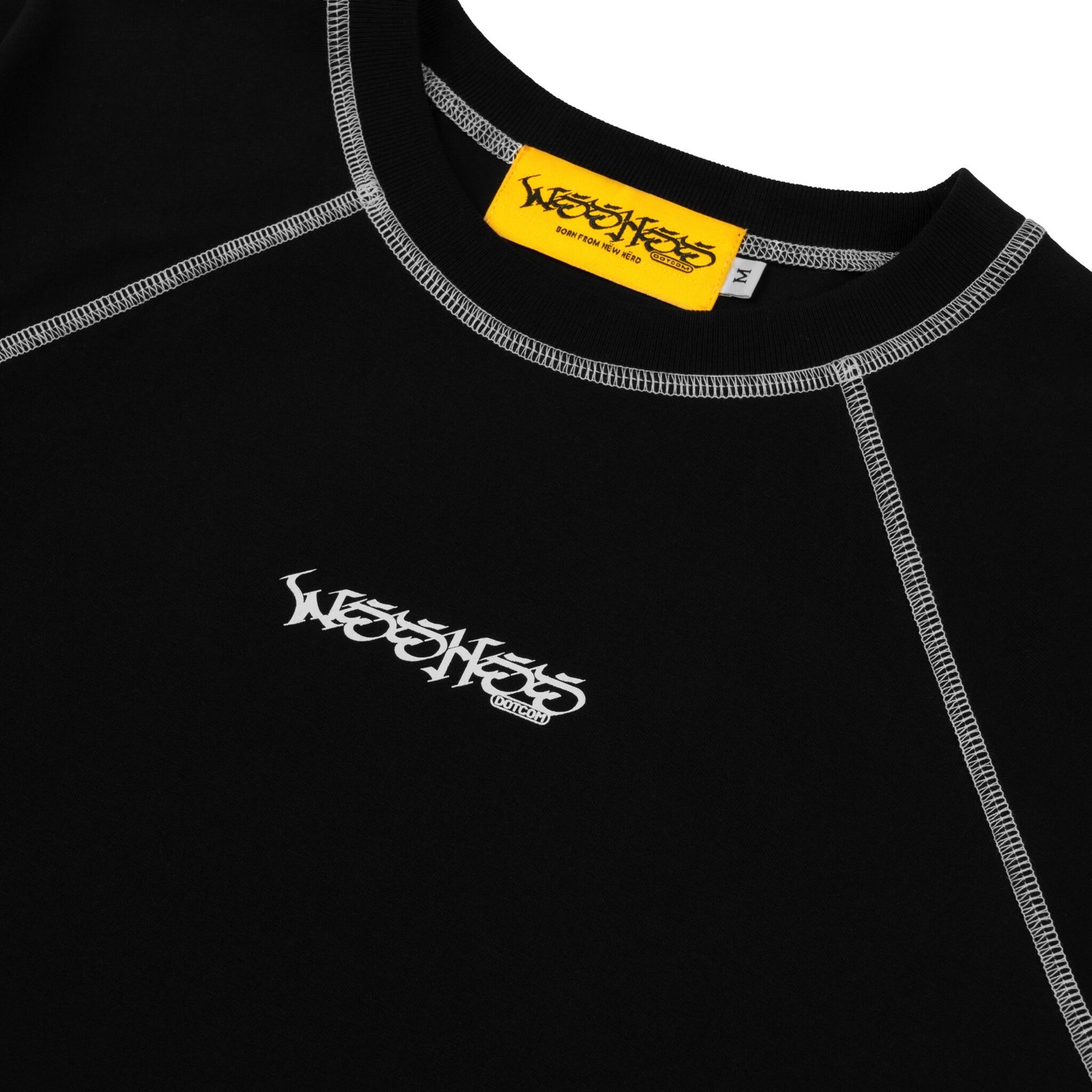 WHDC COVER STITCH LONG-SLEEVE IN BLACK