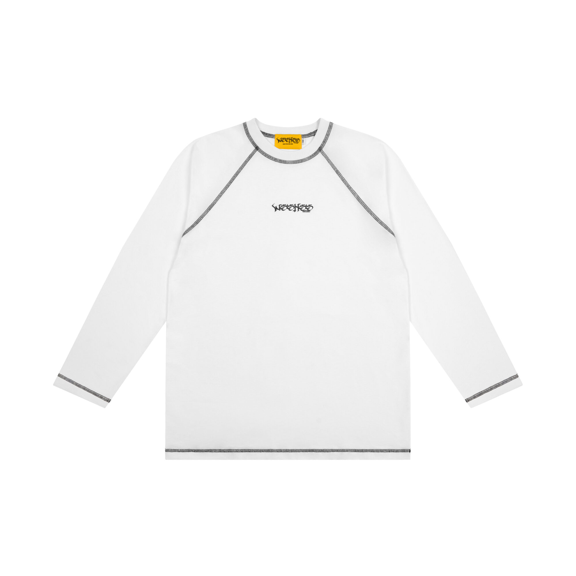 WHDC COVER STITCH LONG-SLEEVE IN WHITE