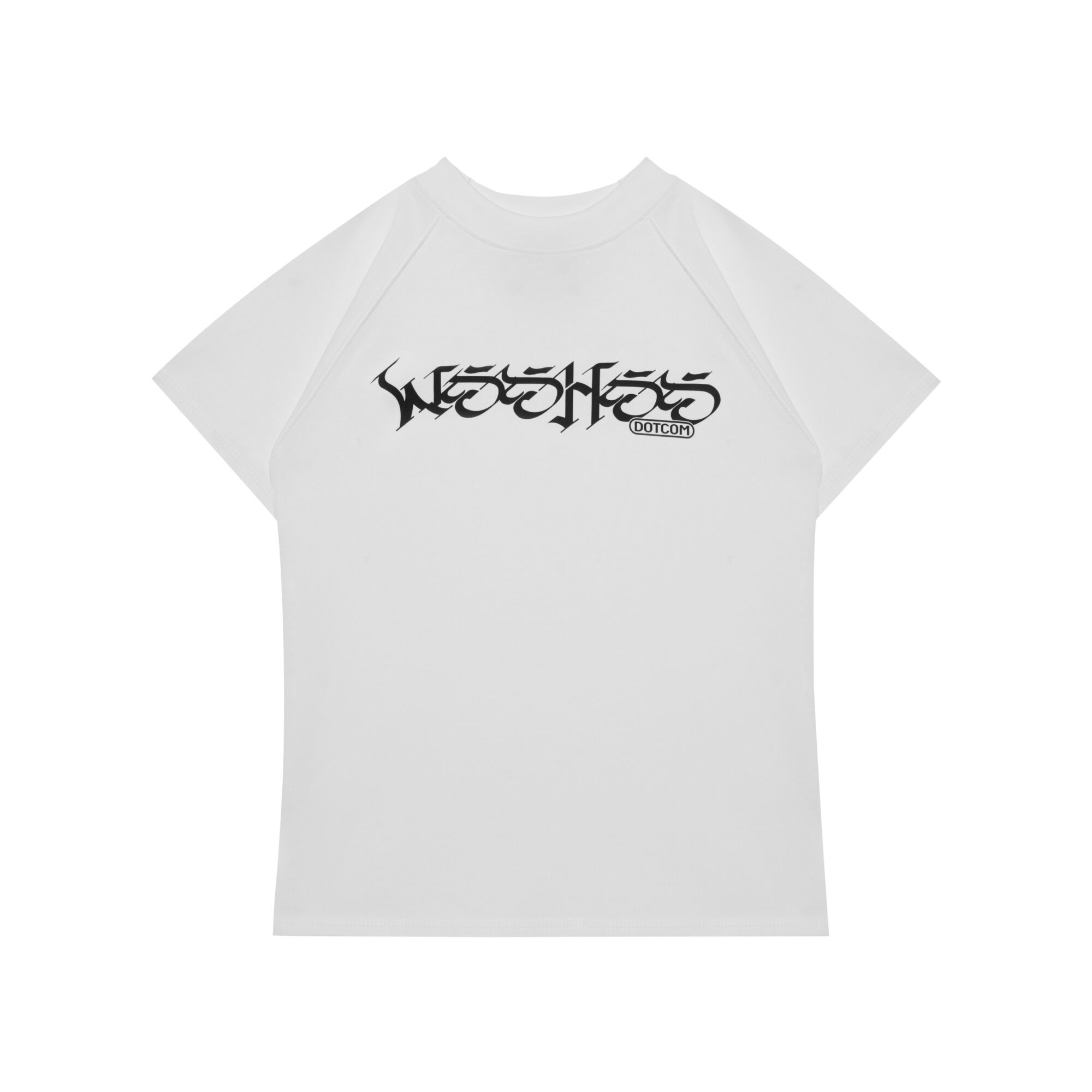 WHDC WHITE RAGLAN BABYTEE