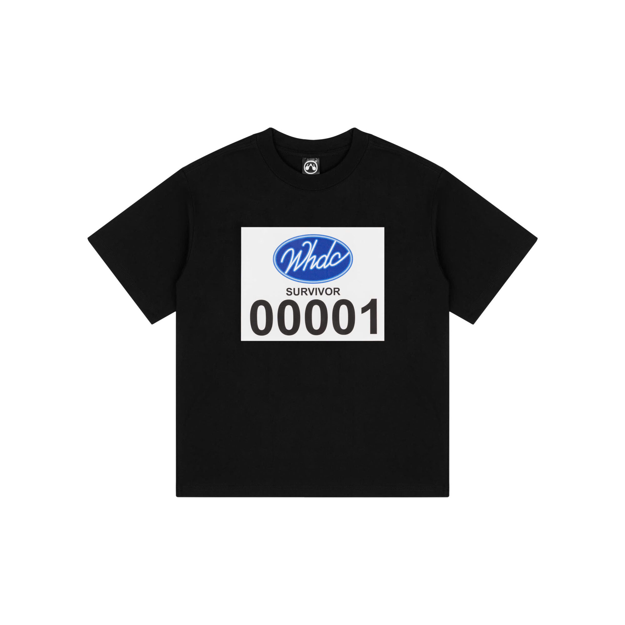 WHDC IDOL +1 SURVIVOR TEE IN BLACK