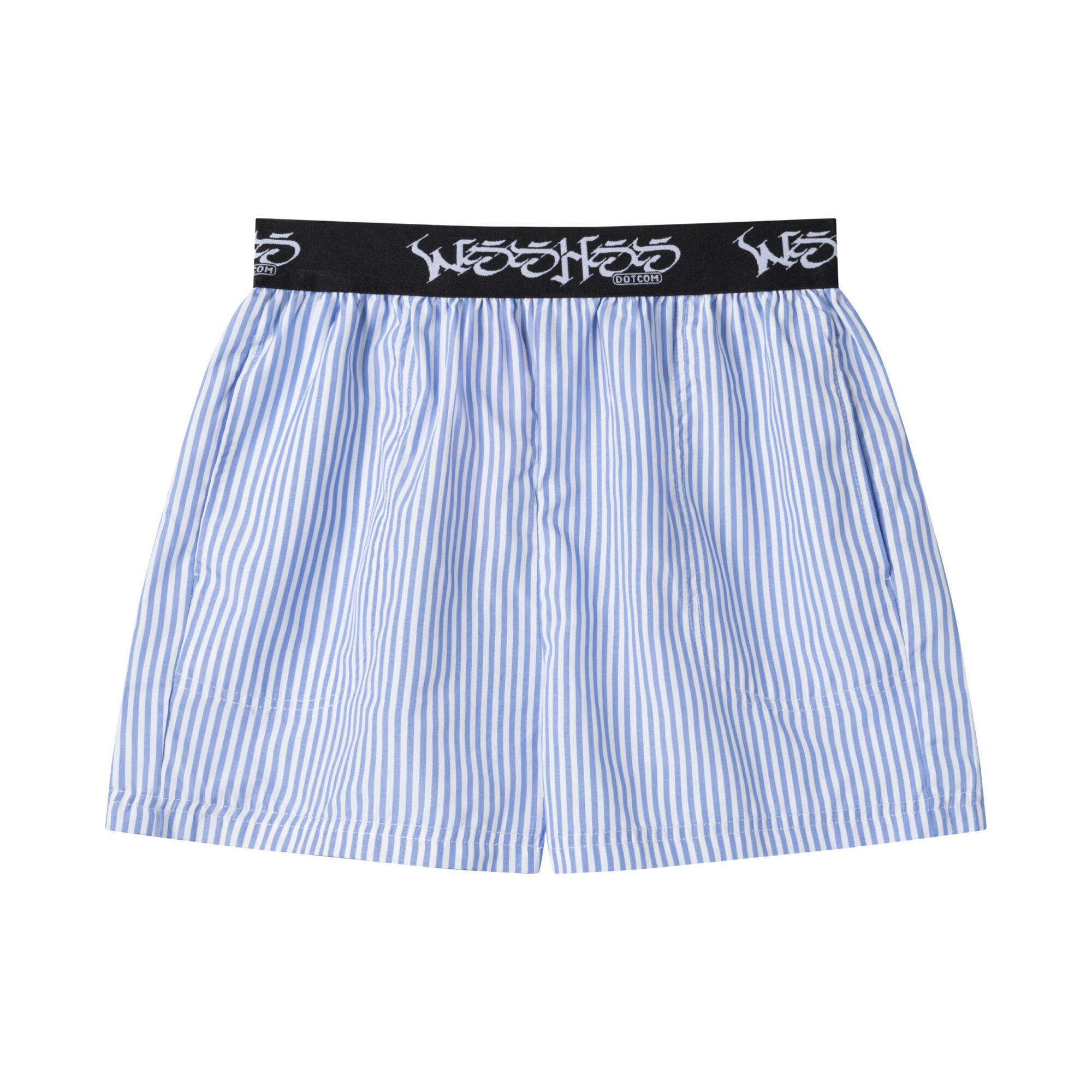 WHDC STRIPE BOXER SHORTS IN BLUE
