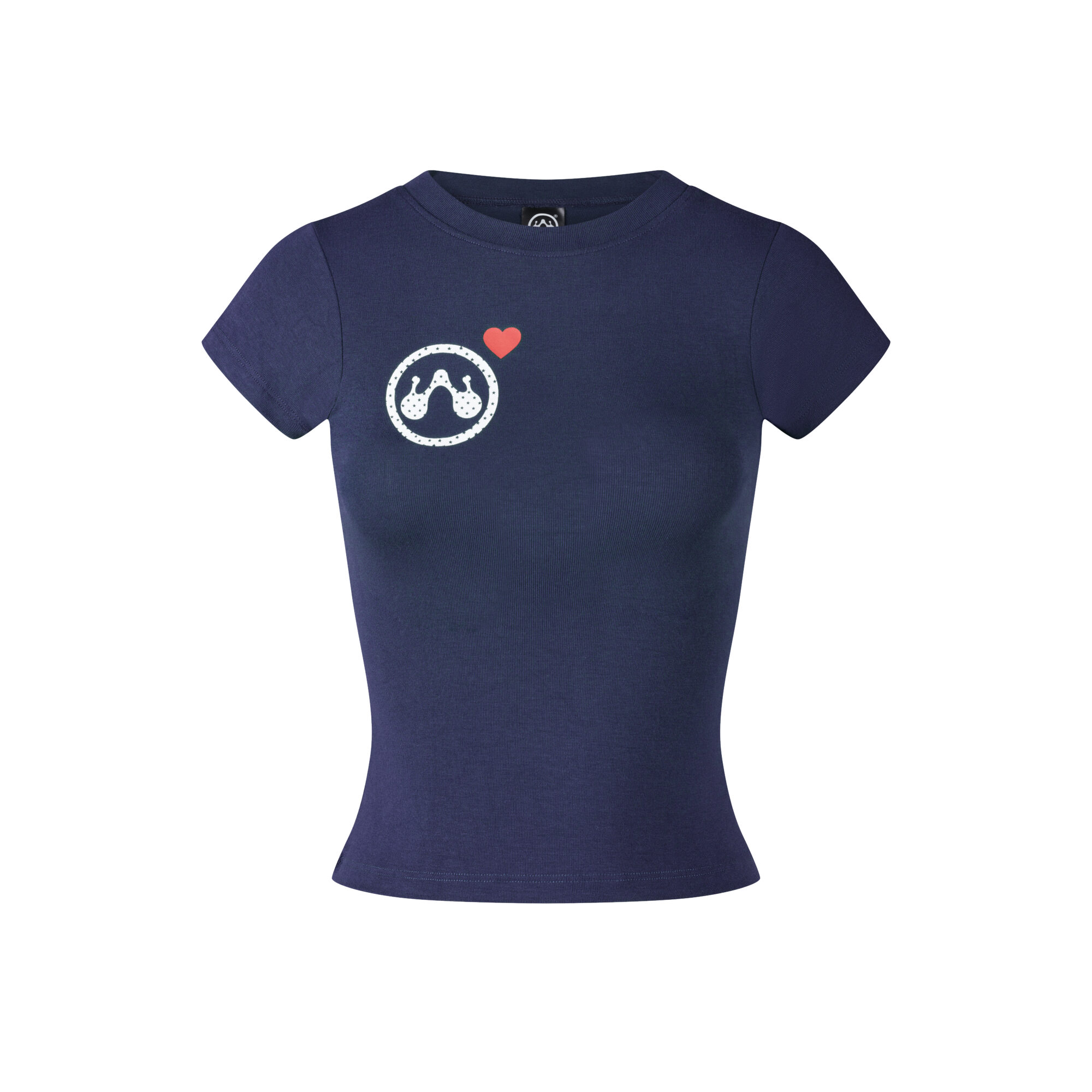 WHDC LITTLE LOVE FITTED BABYTEE IN NAVY BLUE