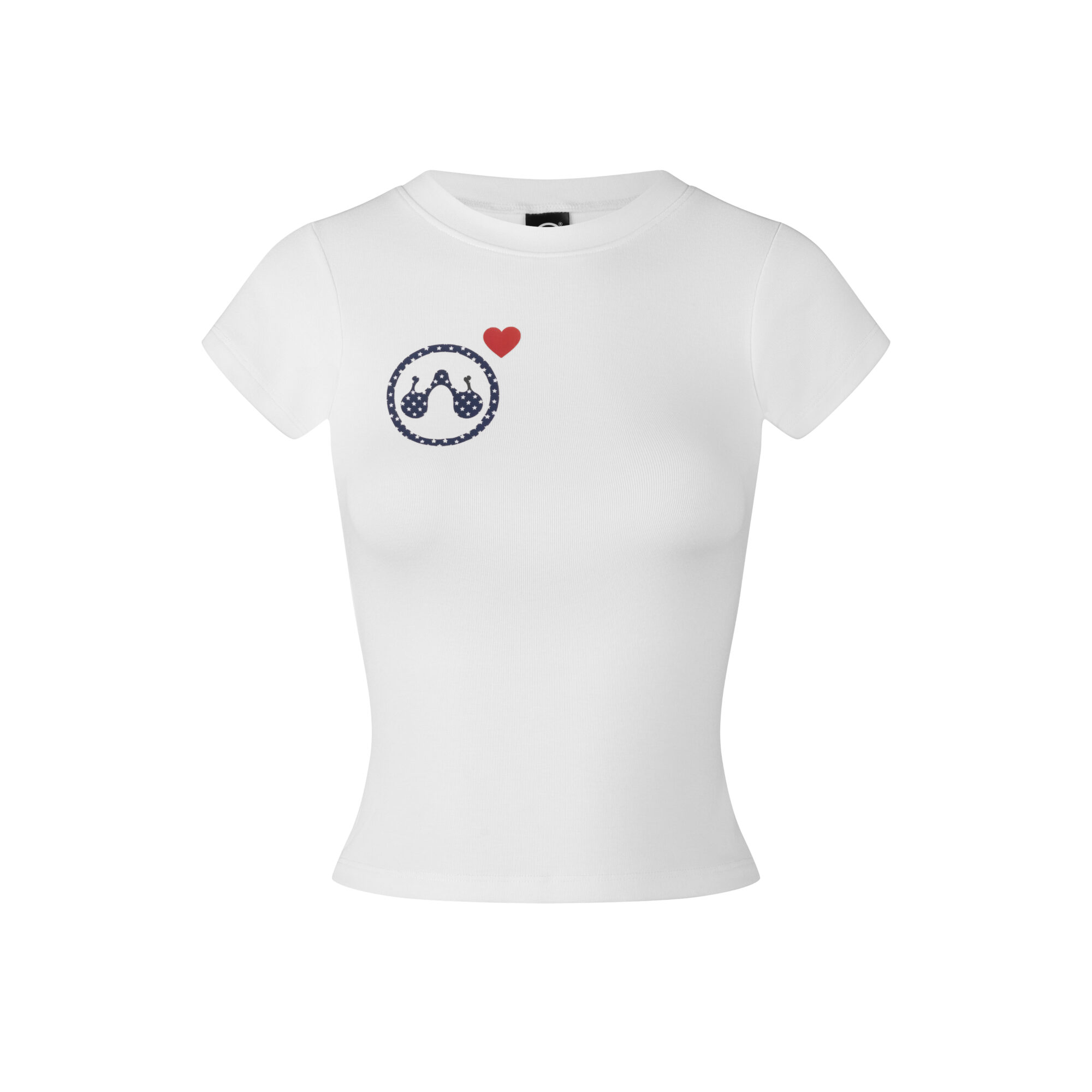 WHDC LITTLE LOVE FITTED BABYTEE IN WHITE