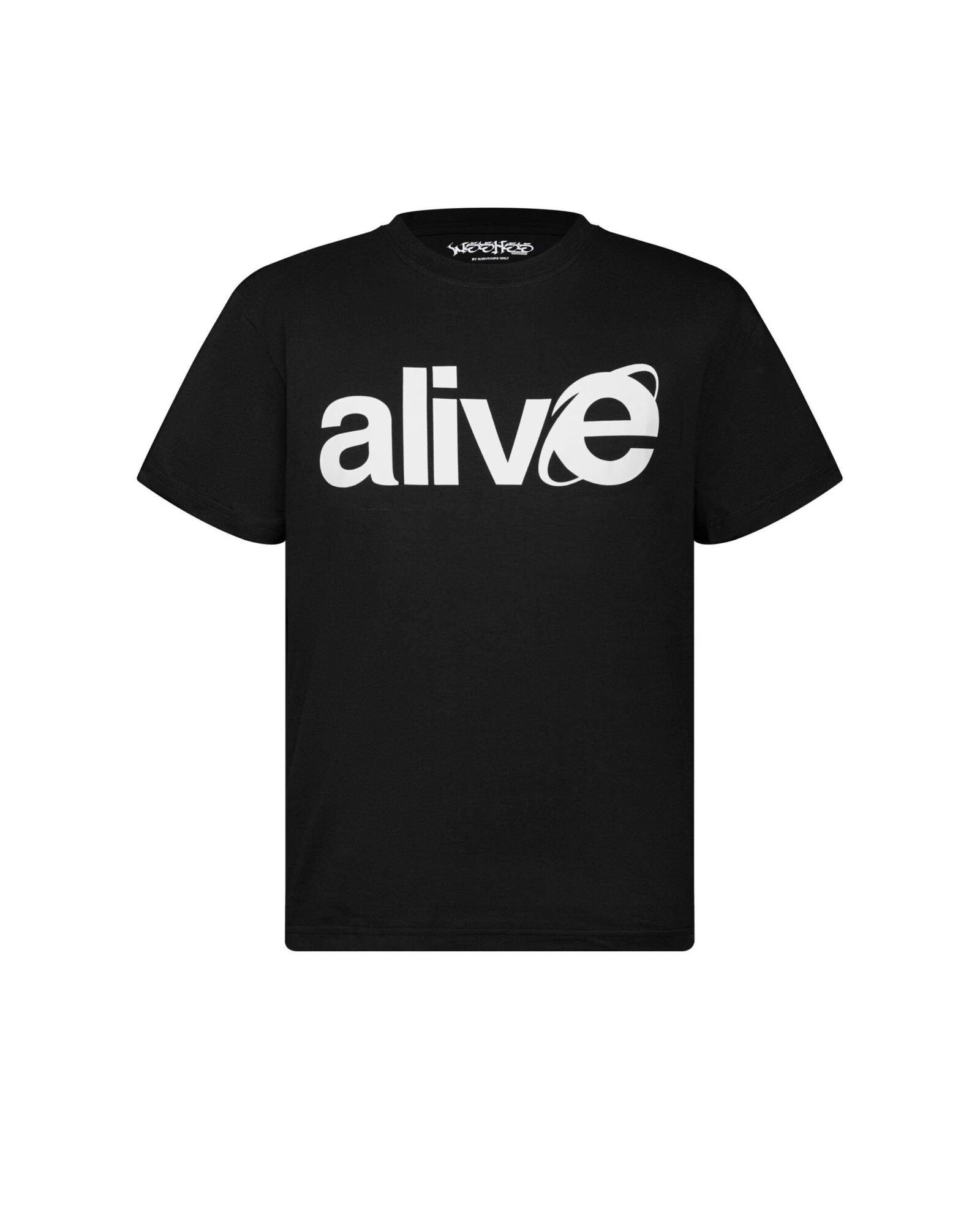 WHDC ALIVE FITTED TEE IN BLACK