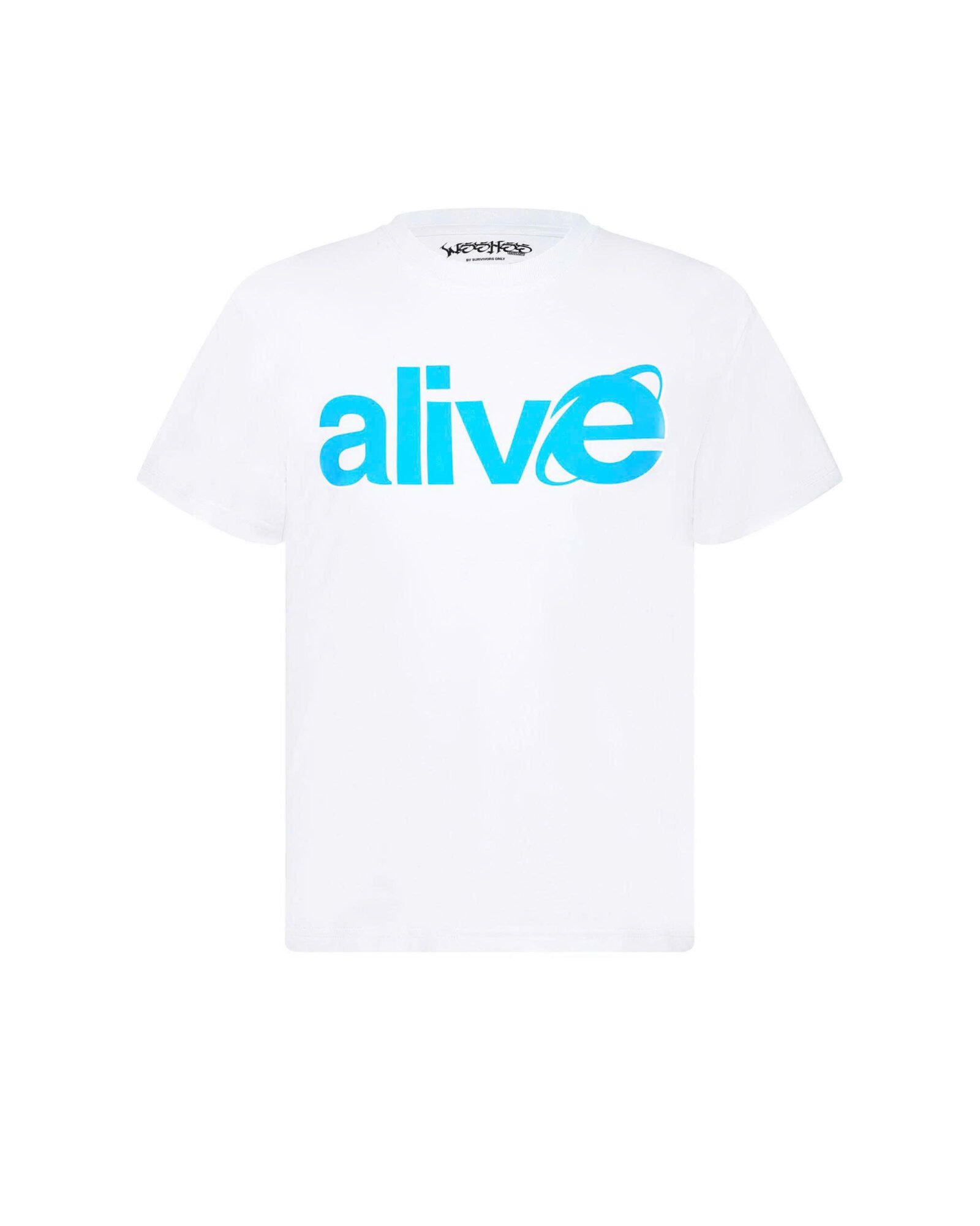 WHDC ALIVE FITTED TEE IN WHITE