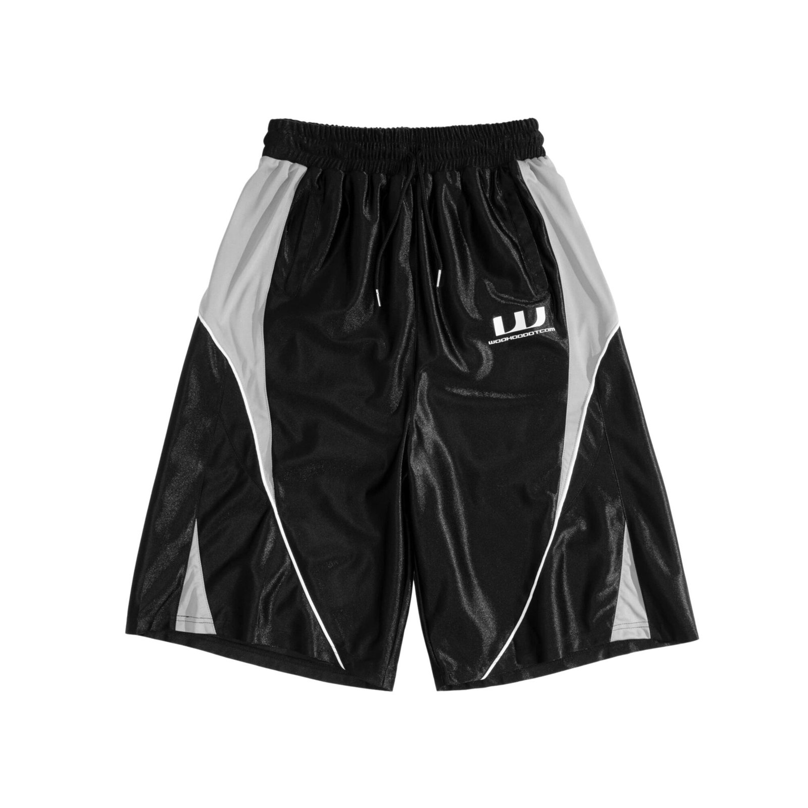WHDC BASKETBALL BAGGY SHORTS IN BLACK